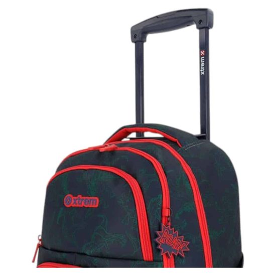 MOCHILA TROLLEY CROSS 2.0 4XT BLUE DINO XTREM - Imagen 5