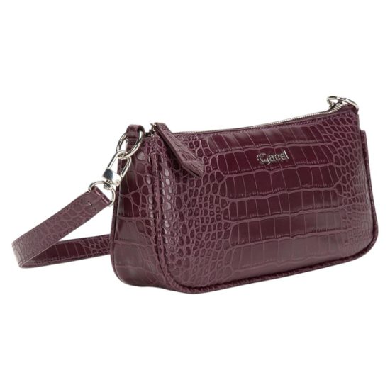 CARTERA BANDOLERA PEQUEÑA CAR3197 GUINDA GACEL - Imagen 2