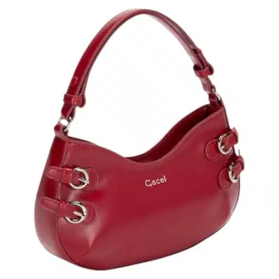 CARTERA OVAL PEQUEÑA CAR3233 ROJO GACEL - Imagen 3