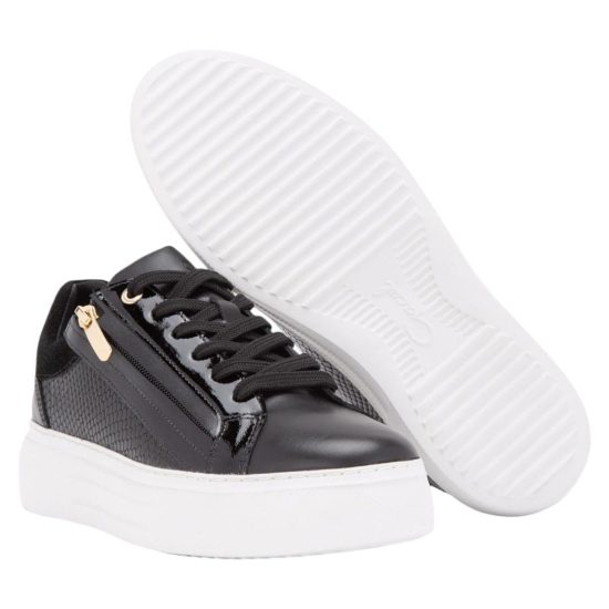 ZAPATILLA MUJER NAPA REGINA NEGRO GACEL - Imagen 4