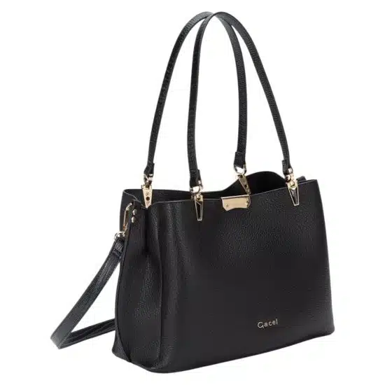 CARTERA DOS ASAS GRANDE CAR3174 NEGRO GACEL - Imagen 3