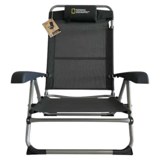 Silla Plegable Playa Almohada Naples Gris National Geographic - Imagen 2
