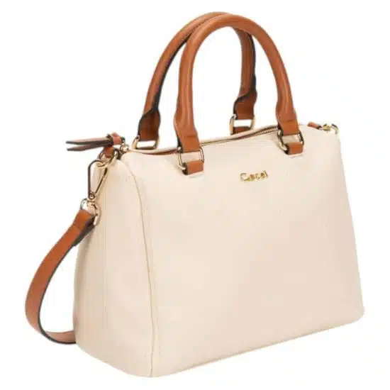 CARTERA DOS ASAS PEQUEÑA CAR3185 OFF WHITE GACEL - Imagen 3