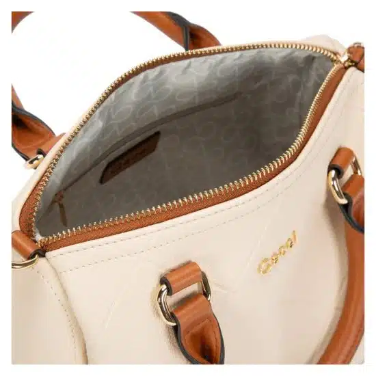 CARTERA DOS ASAS PEQUEÑA CAR3185 OFF WHITE GACEL - Imagen 5