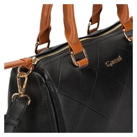 CARTERA DOS ASAS PEQUEÑA CAR3186 NEGRO GACEL - Imagen 3