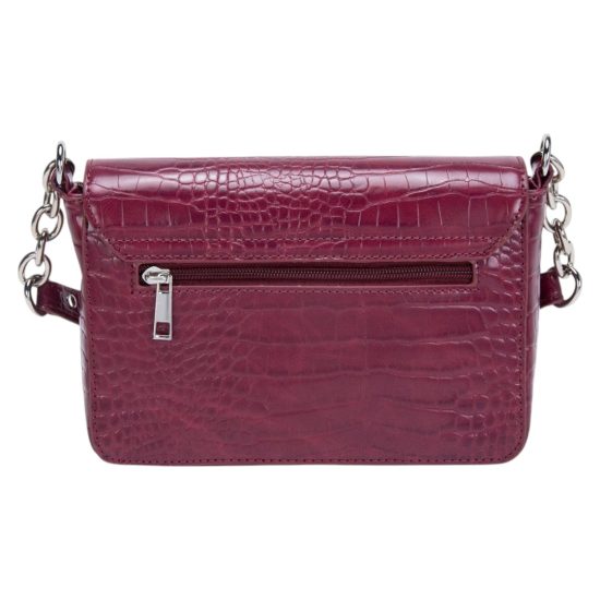 CARTERA RETRO CON TAPA GRANDE CAR3189 BURDEO GACEL - Imagen 4