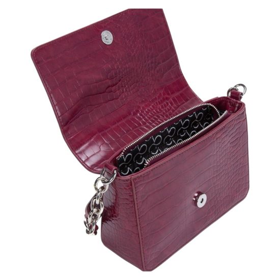 CARTERA RETRO CON TAPA GRANDE CAR3189 BURDEO GACEL - Imagen 7