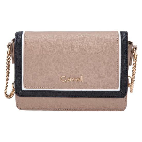 CARTERA RETRO CON TAPA CAR3170 TAUPE GACEL - Imagen 2