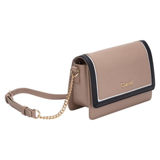 CARTERA RETRO CON TAPA CAR3170 TAUPE GACEL - Imagen 4