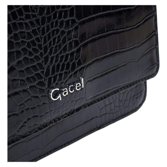 CARTERA RETRO CON TAPA GRANDE CAR3190 NEGRO GACEL - Imagen 5