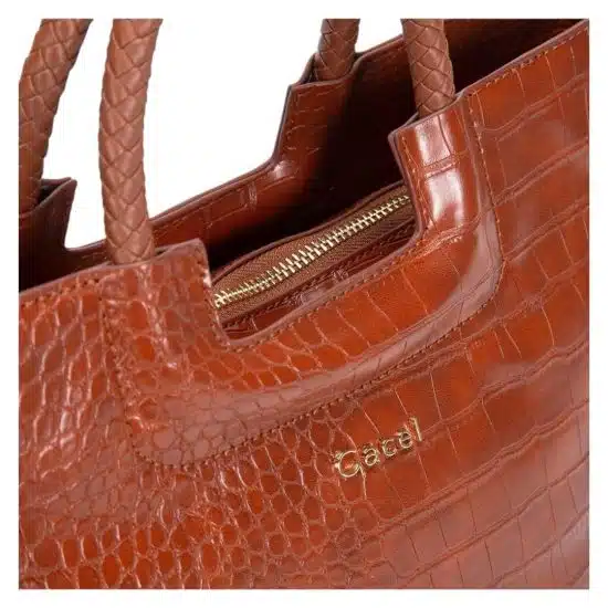 CARTERA DOS ASAS MEDIANA CAR3201 TOSTADO GACEL - Imagen 4