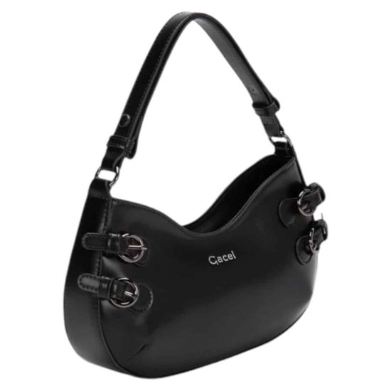 CARTERA OVAL PEQUEÑA CAR3232 NEGRO GACEL - Imagen 3