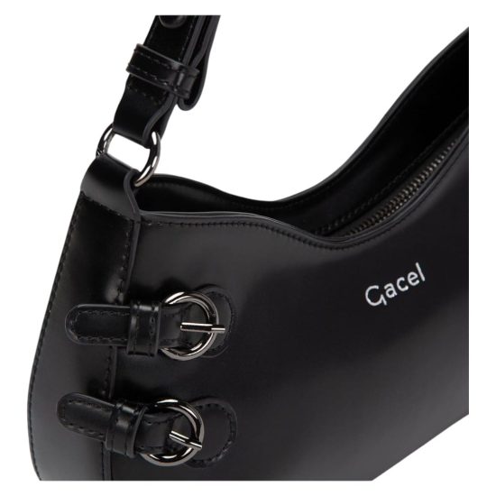 CARTERA OVAL PEQUEÑA CAR3232 NEGRO GACEL - Imagen 5