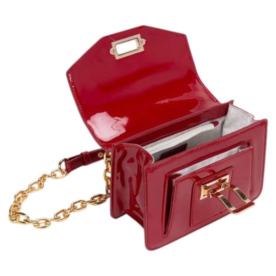 CARTERA RETRO CON TAPA PEQUEÑA CAR3168 BURDEO GACEL - Imagen 2