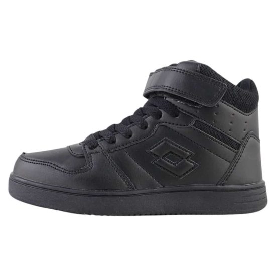 ZAPATILLA ESCOLAR NIÑO SKATE NEGRO LOTTO - Imagen 2
