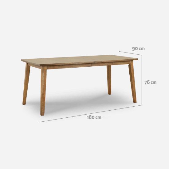 JUEGO COMEDOR NOTTINGHAM EXTENSIBLE 6 SILLAS CIC - Imagen 3