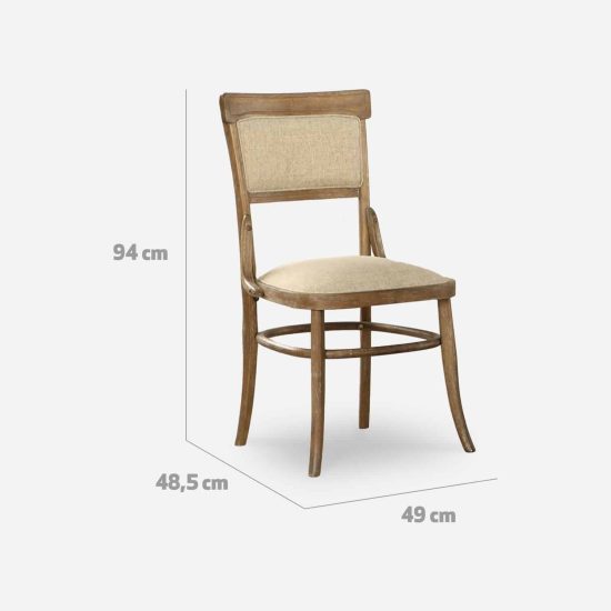 JUEGO COMEDOR NOTTINGHAM EXTENSIBLE 6 SILLAS CIC - Imagen 4