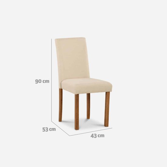 JUEGO COMEDOR PHOENIX RECTANGULAR 6 SILLAS CIC - Imagen 4