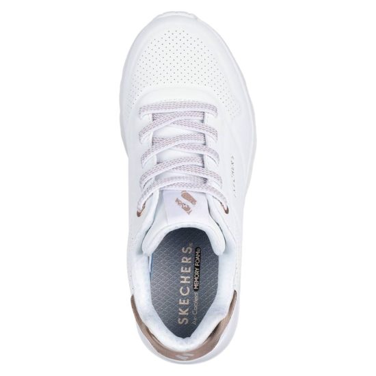 ZAPATILLA NIÑA UNO LITE-METALIC MODE WH SKECHERS - Imagen 4