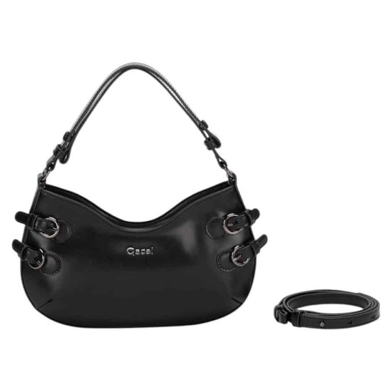 CARTERA OVAL PEQUEÑA CAR3232 NEGRO GACEL