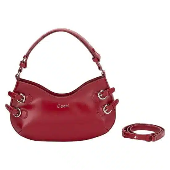 CARTERA OVAL PEQUEÑA CAR3233 ROJO GACEL