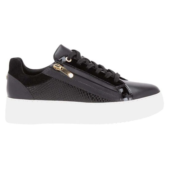 ZAPATILLA MUJER NAPA REGINA NEGRO GACEL