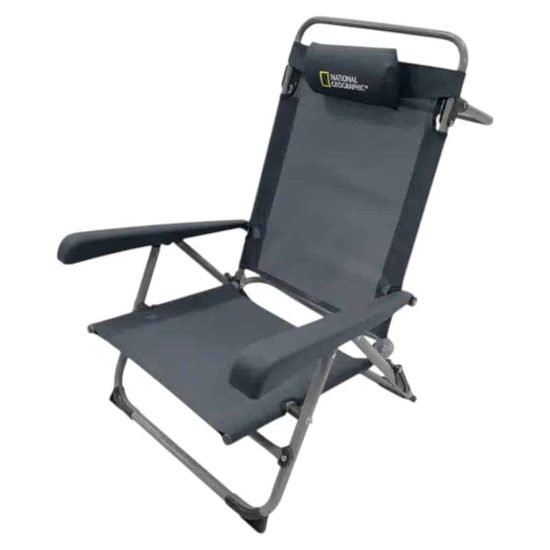 Silla Plegable Playa Almohada Naples Gris National Geographic