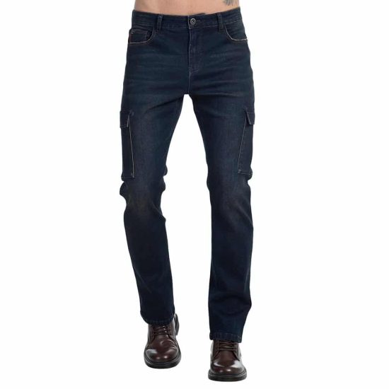 JEANS HOMBRE CARGO TIRO MEDIO OXIDADO L28 ELLUS