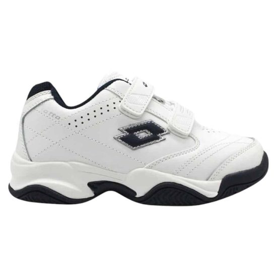 ZAPATILLA ESCOLAR JUVENIL COURT S BLANCO/AZUL LOTTO