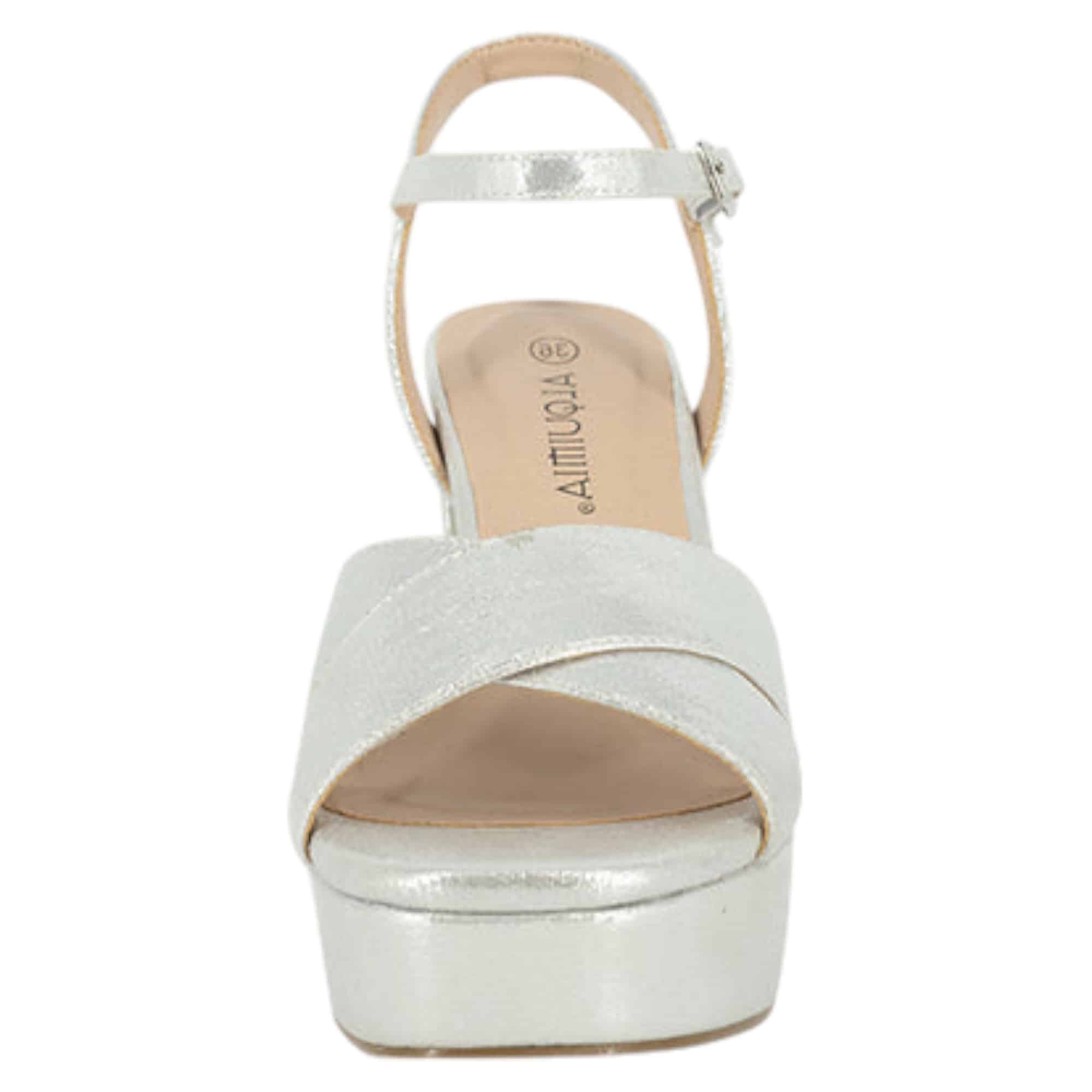 SANDALIA MUJER 3402-21 PLATEADO ALQUIMIA - Imagen 3