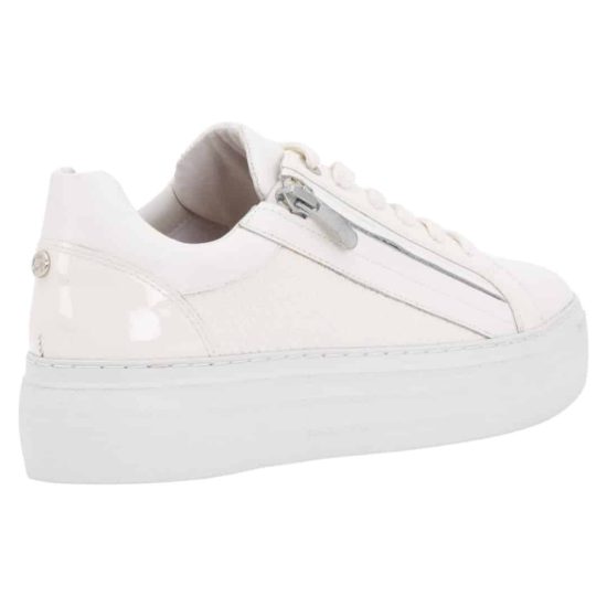 ZAPATILLA MUJER NAPA REGINA BLANCO GACEL - Imagen 3