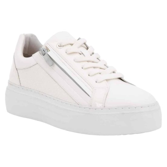 ZAPATILLA MUJER NAPA REGINA BLANCO GACEL - Imagen 4