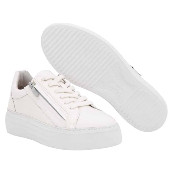 ZAPATILLA MUJER NAPA REGINA BLANCO GACEL - Imagen 5