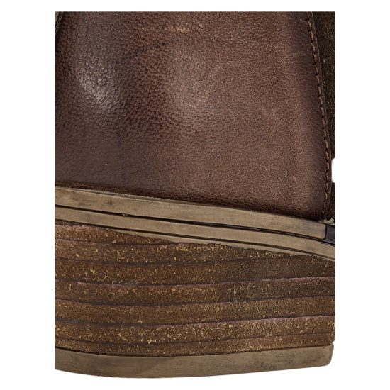 BOTIN MUJER ENVEJECIDO GINA CHOCOLATE GACEL - Imagen 4