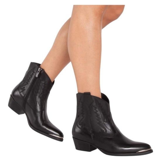 BOTIN MUJER NAPA ASHLEY NEGRO GACEL - Imagen 2