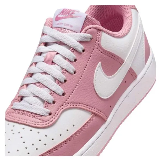 ZAPATILLA MUJER COURT VISION LOW NN PINK/WHITE NIKE - Imagen 7