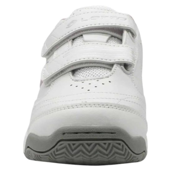ZAPATILLA ESCOLAR JUVENIL COURT S BLANCO/ROSADO LOTTO - Imagen 5