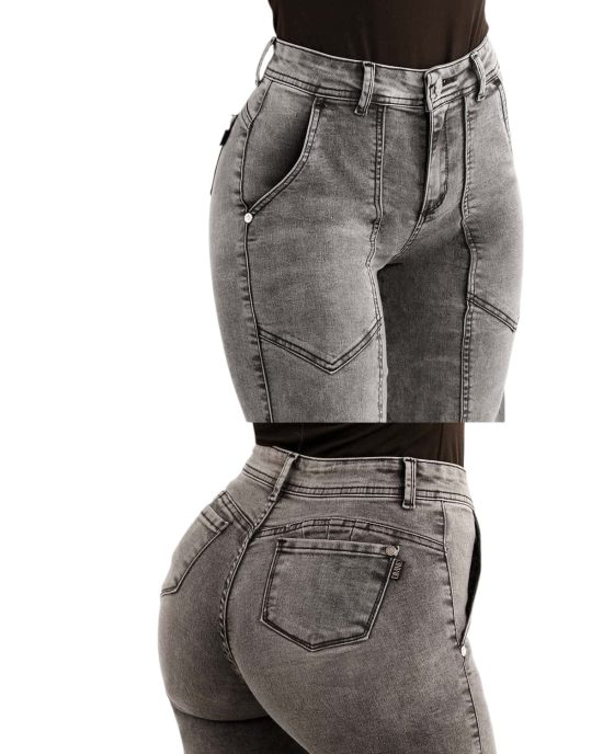 JEANS BARCELONA GREY WIDE LEG DIVINE - Imagen 3
