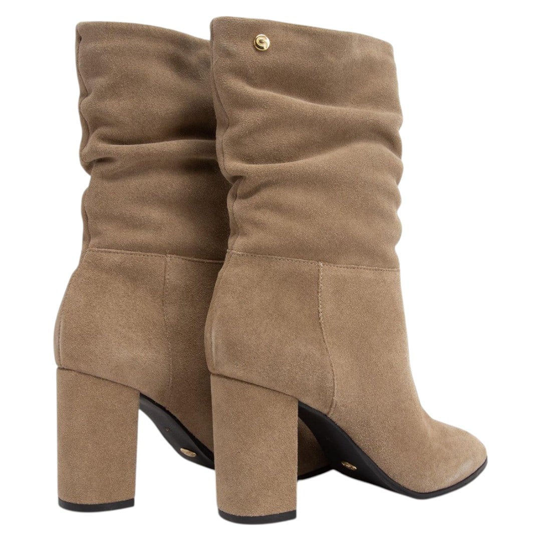 BOTIN MUJER CASSIDY GAMUZON TAUPE GACEL - Imagen 3