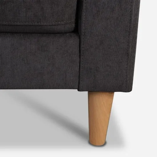SOFA SECCIONAL DERECHO BELFAST GRAFITO CIC - Imagen 6