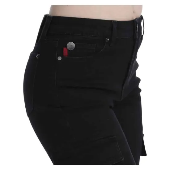 Pantalon Mujer Cargo Tiro Alto negro Ellus - Imagen 4