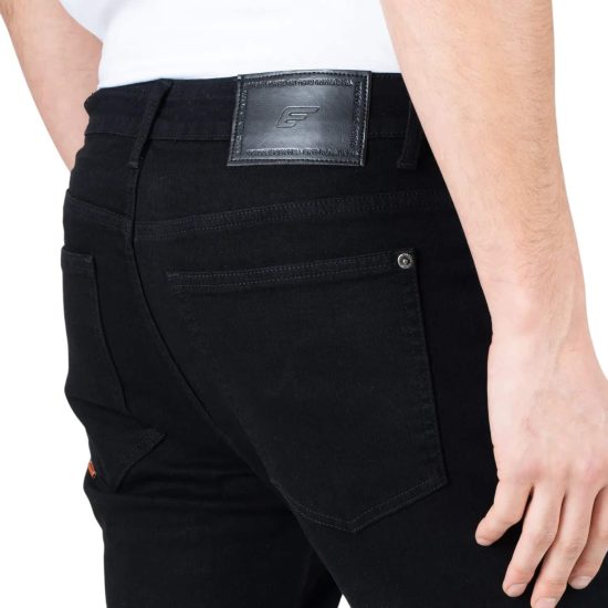 JEANS HOMBRE STRAIGHT TIRO LARGO BLACK ELLUS - Imagen 5