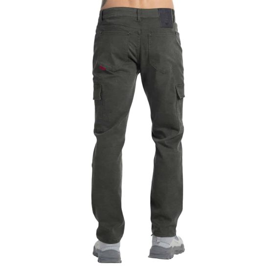 Pantalon Hombre Cargo tiro alto verde musgo Ellus - Imagen 2
