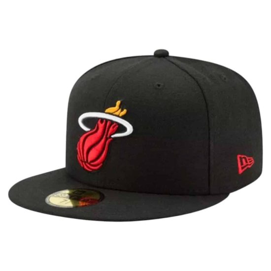Gorro New Era Miami Heat 59fifty Negro - Imagen 2