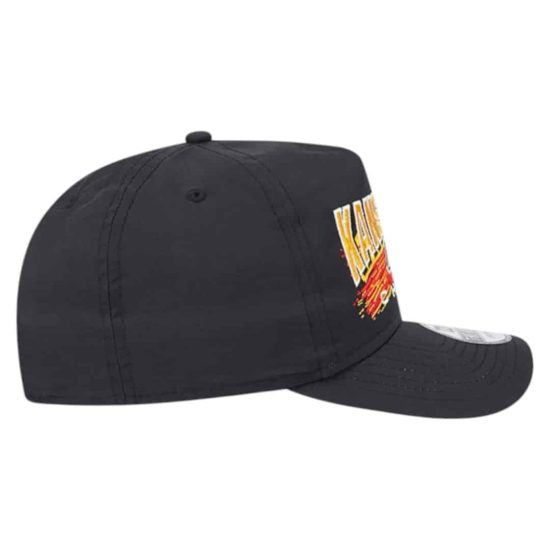 Gorro NFL Kansas City Chiefs Throwback Brush Black - Imagen 2