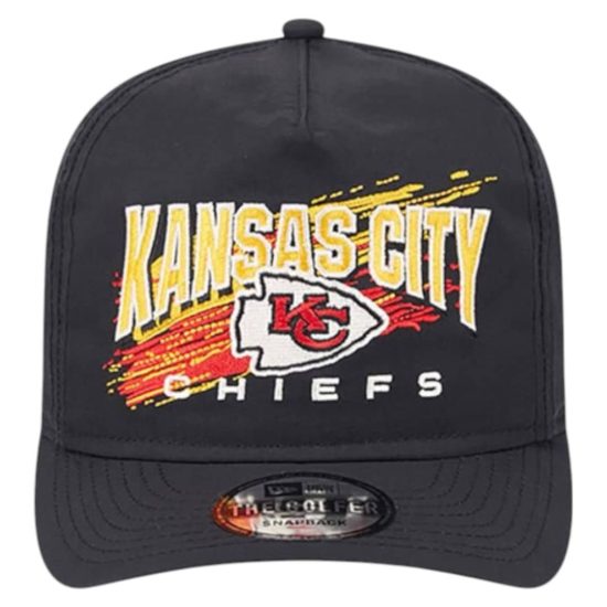 Gorro NFL Kansas City Chiefs Throwback Brush Black - Imagen 5