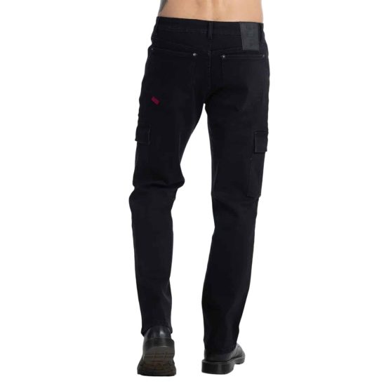 Pantalon Hombre Cargo tiro alto negro Ellus - Imagen 3