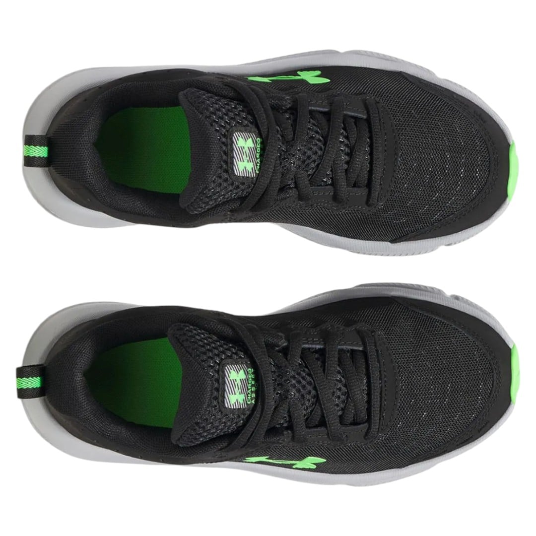 Zapatilla Niño Running Assert 10 Black Under Armour - Imagen 4