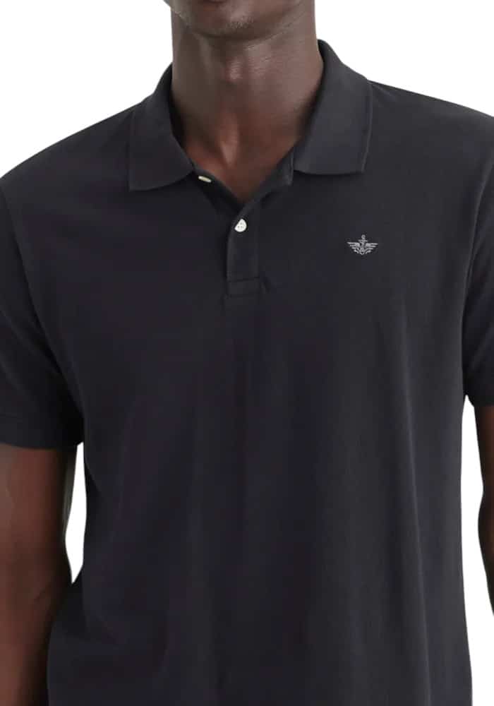 POLERA POLO PIQUE REGULAR FIT NEGRO DOCKERS - Imagen 3