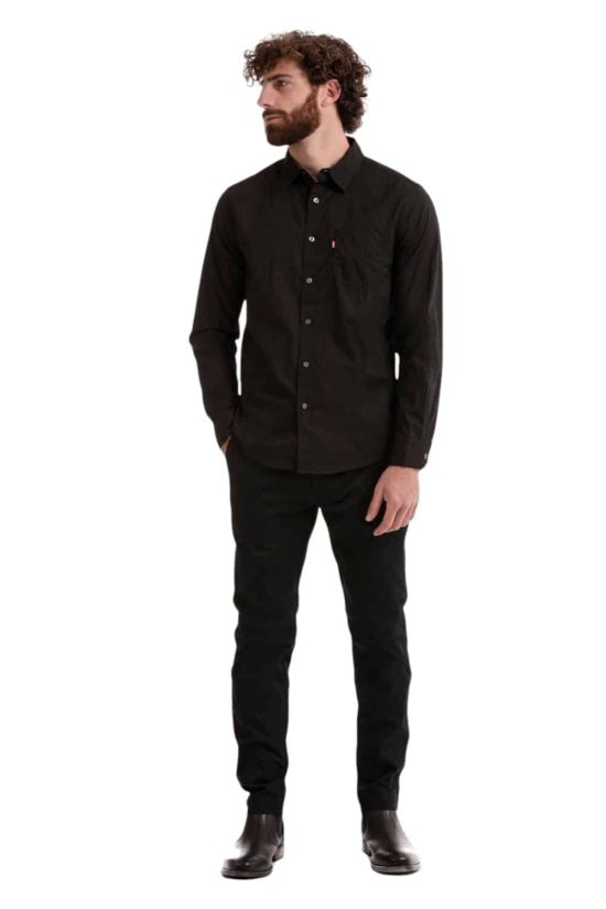 CAMISA HOMBRE CLASSIC 1PKT NEGRO LEVIS - Imagen 4